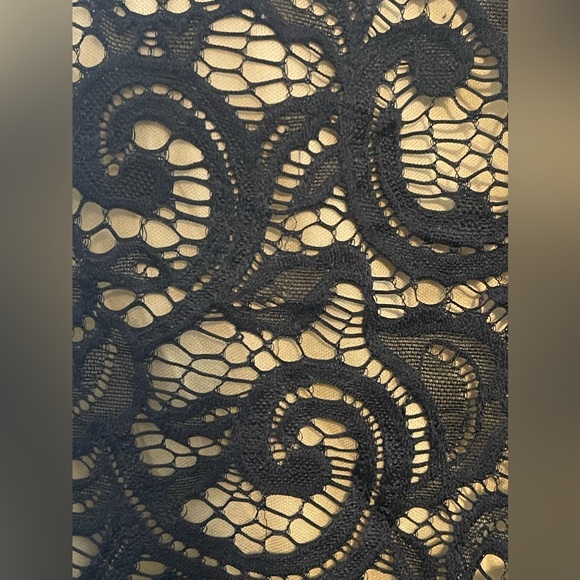 Wild Daisy Junior’s XL Dress Black Lace, Assymetrical, Padded - Picture 3 of 5